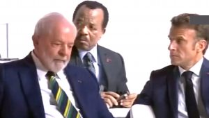 Paul Biya au Sommet Pacte Financier Paris 2023